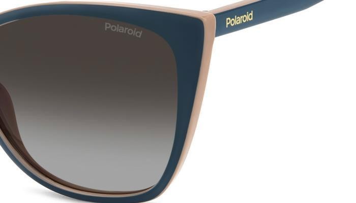 Okulary przeciwsłoneczne Polaroid PLD4181/S DB1/LA Polarized Kocie oczy Niebieskie