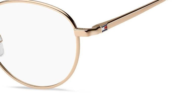 Okulary korekcyjne Tommy Hilfiger TH2222 DDB Okrągłe Złote