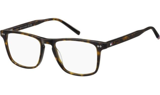 Ochelari Tommy Hilfiger TH2189 086 Pătrați Havana