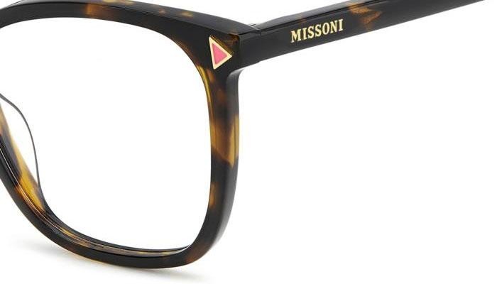 szemüvegeinket Missoni MIS0239 086 Szogletes Havana