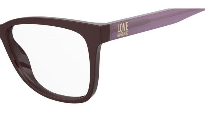 Okulary korekcyjne Love Moschino MOL660 0T7 Kocie oczy Fioletowe