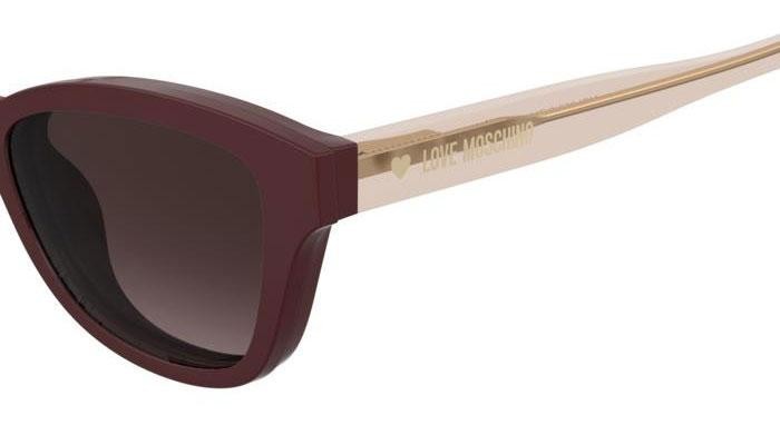 Okulary korekcyjne Love Moschino MOL657/C/TN LHF/17 Kocie oczy Czerwone