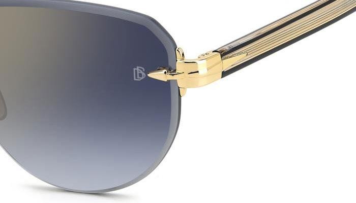 Okulary przeciwsłoneczne David Beckham DB7144/S RHL/1V Pilotki (Aviator) Złote