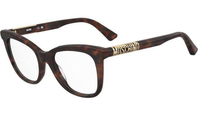 Okulary korekcyjne Moschino MOS650 C9B Kocie oczy Havana