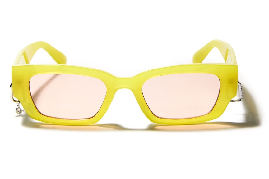 Ochelari de soare OiO by eyerim Vega Lime Peach @operenecholec Tiny Galbeni