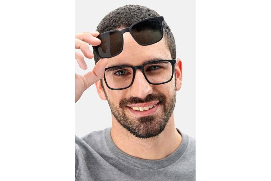 Okulary korekcyjne Carrera CA8045/CS 003/UC Prostokątne Czarne