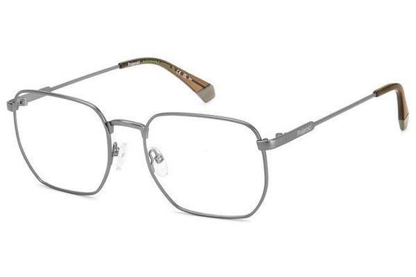 Glasses Polaroid PLDD485 R80 Kwadratowe Srebrne