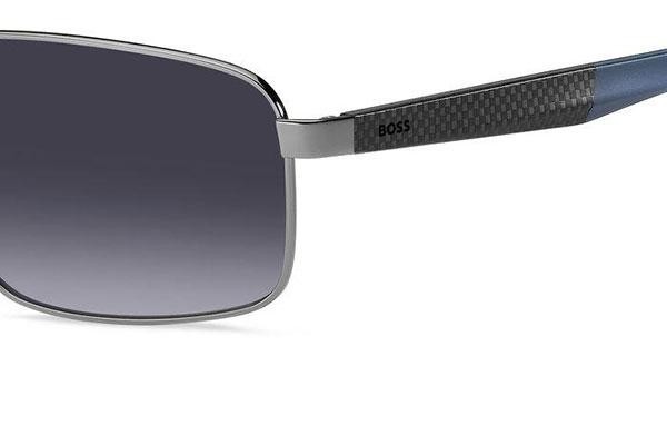 Okulary przeciwsłoneczne BOSS BOSS1580/S V84/1I Polarized Pilotki (Aviator) Srebrne