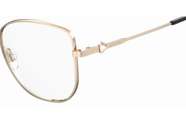 Okulary korekcyjne Love Moschino MOL601 000 Kwadratowe Złote