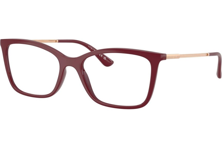 Okulary korekcyjne Vogue Eyewear VO5563 2875 Kwadratowe Czerwone