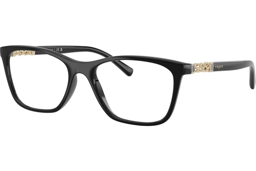 Okulary korekcyjne Vogue Eyewear VO5632B W44 Kwadratowe Czarne