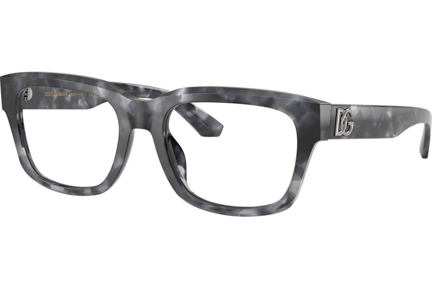 Okulary korekcyjne Dolce & Gabbana DG3416 3445 Kwadratowe Szare