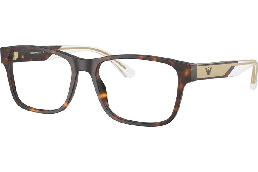 Okulary korekcyjne Emporio Armani EA3239 5002 Prostokątne Havana