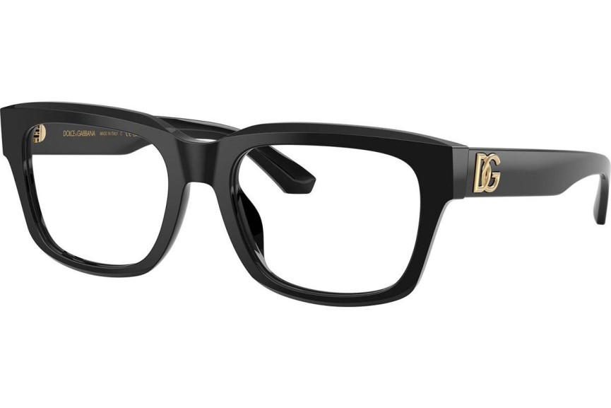 Okulary korekcyjne Dolce & Gabbana DG3416 501 Kwadratowe Czarne