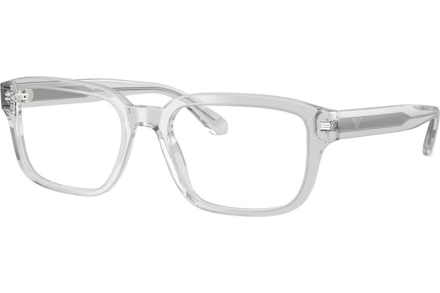 Okulary korekcyjne Emporio Armani EA3255 6250 Kwadratowe Przezroczyste