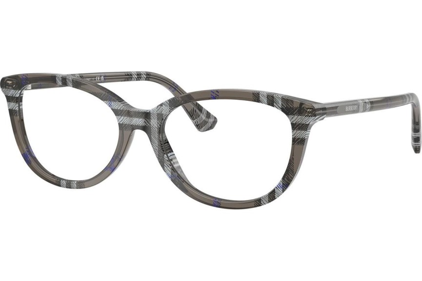 Okulary korekcyjne Burberry BE2431 4166 Kocie oczy Szare