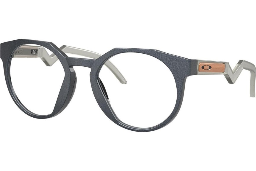 Okulary korekcyjne Oakley Hstn Rx OX8139 813909 Okrągłe Niebieskie