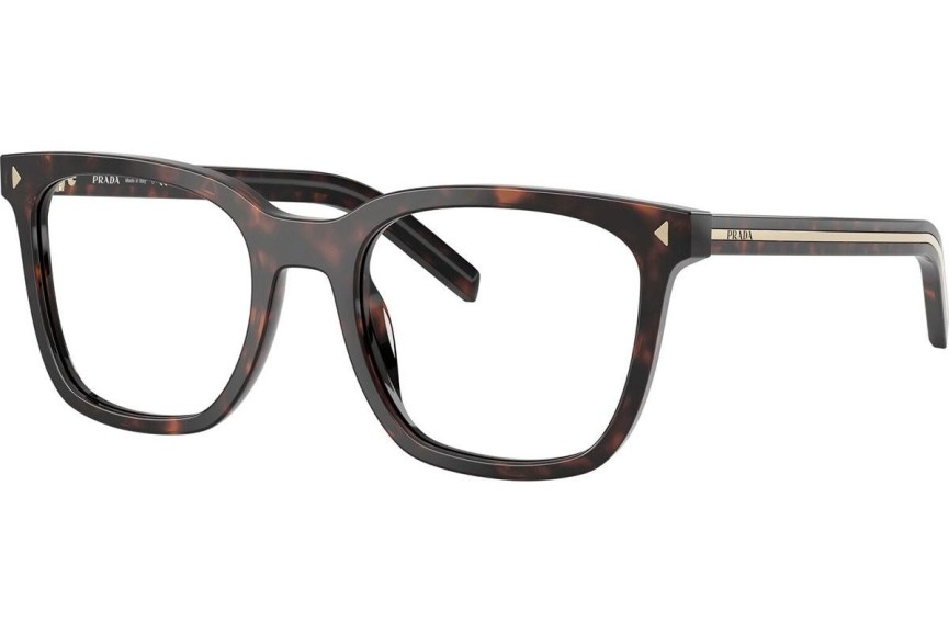 Okulary korekcyjne Prada PRB11V 17N1O1 Kwadratowe Havana