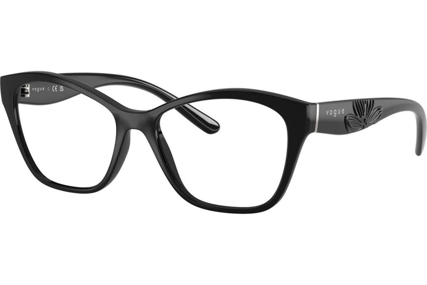 Okulary korekcyjne Vogue Eyewear VO5628 W44 Kocie oczy Czarne