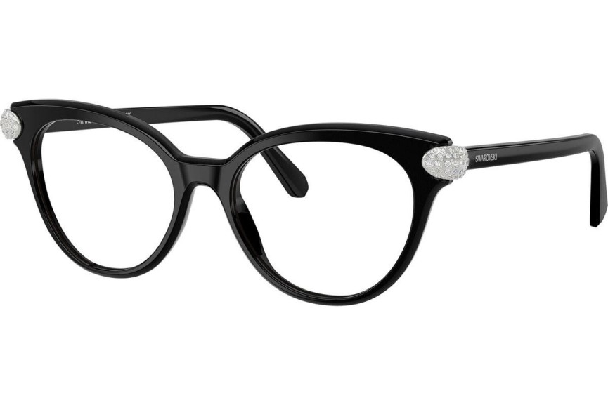 Okulary korekcyjne Swarovski SK2046 1001 Kocie oczy Czarne