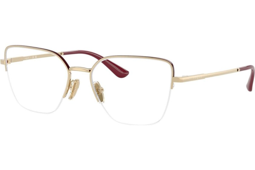 Okulary korekcyjne Vogue Eyewear VO4331 5208 Kocie oczy Złote