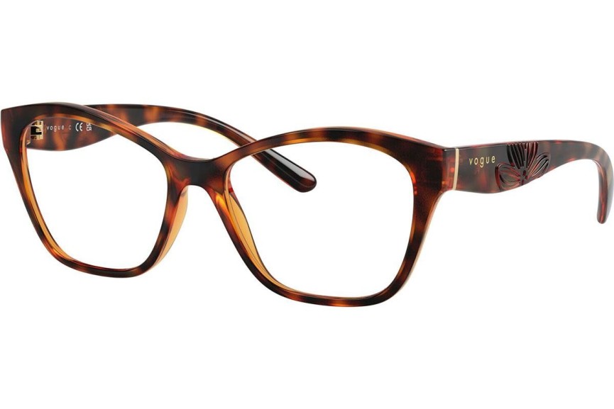Okulary korekcyjne Vogue Eyewear VO5628 W656 Kocie oczy Havana