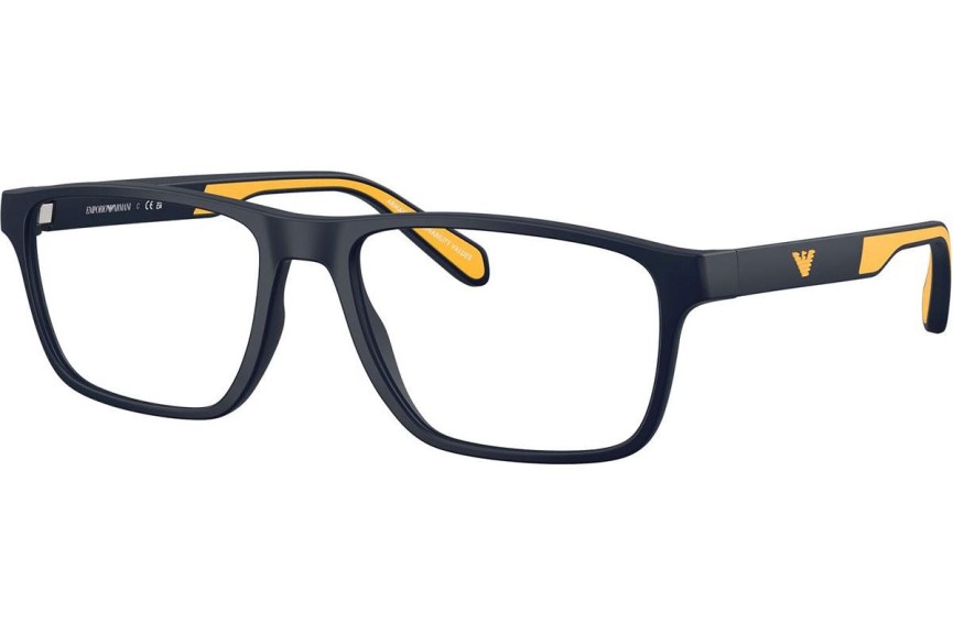 Okulary korekcyjne Emporio Armani EA3233 5088 Prostokątne Niebieskie