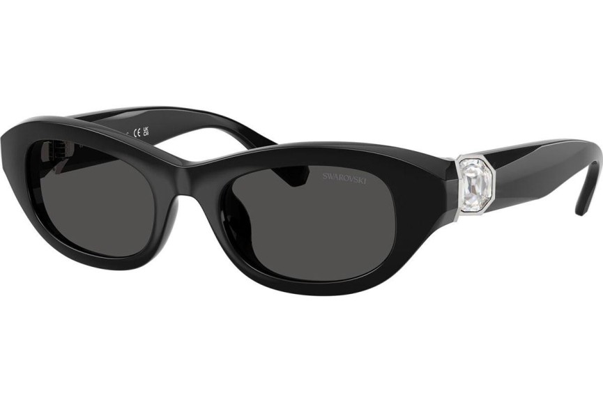Okulary przeciwsłoneczne Swarovski SK6036U 103887 Owalne Czarne