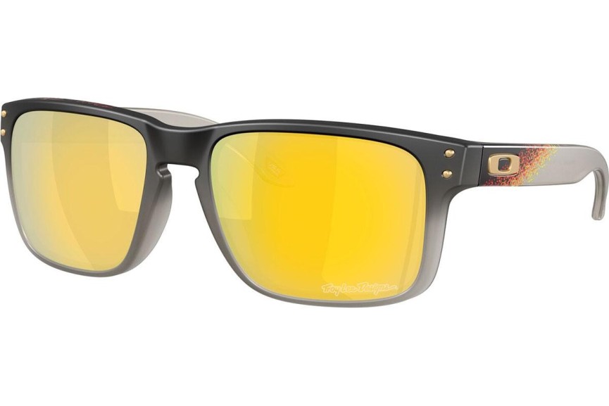 Okulary przeciwsłoneczne Oakley Holbrook OO9102 9102AH Polarized Kwadratowe Szare