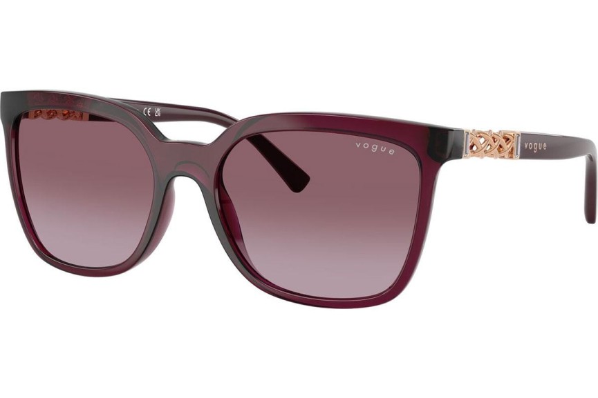 Okulary przeciwsłoneczne Vogue Eyewear VO5633SB 29898H Kwadratowe Czerwone