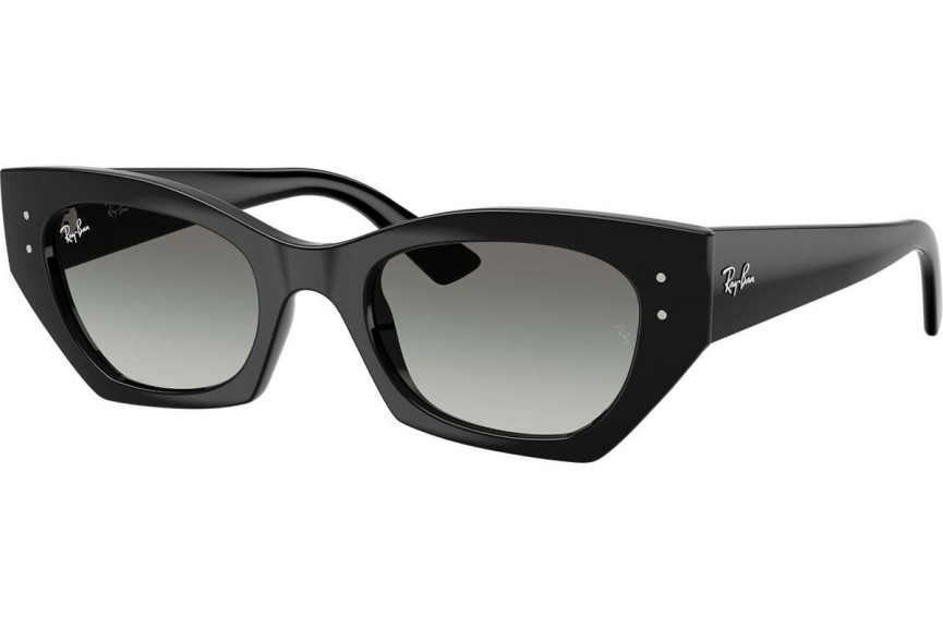 Okulary przeciwsłoneczne Ray-Ban RB4430 667711 Browline Czarne