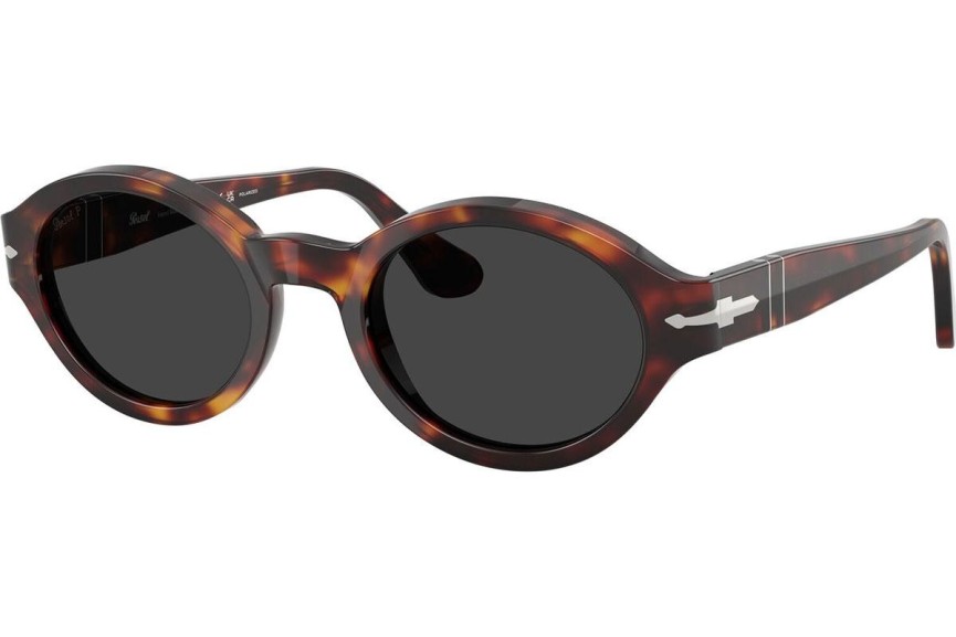 Okulary przeciwsłoneczne Persol Loris PO3378S 24/48 Polarized Owalne Havana