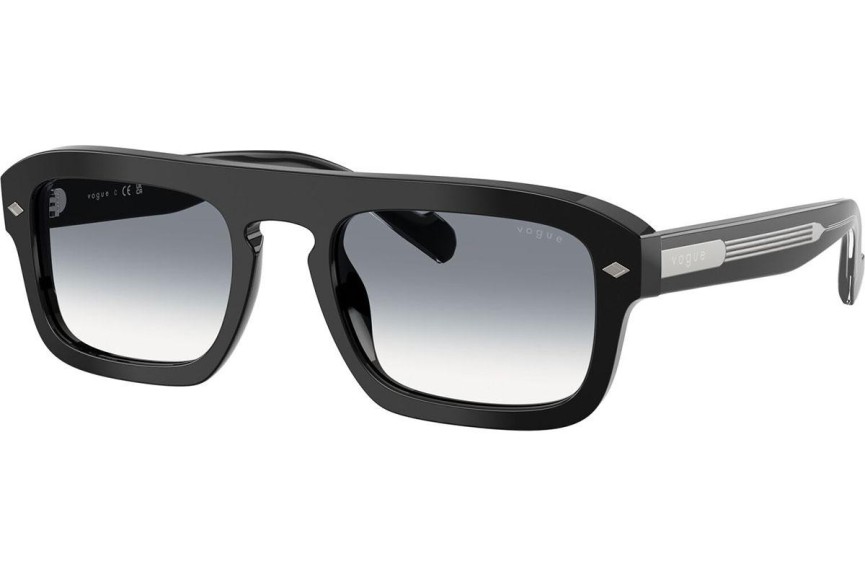 Okulary przeciwsłoneczne Vogue Eyewear VO5620S W44/79 Kwadratowe Czarne