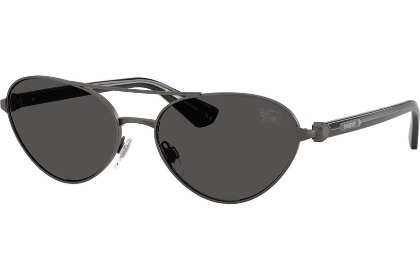 Okulary przeciwsłoneczne Burberry BE3165 131687 Owalne Szare