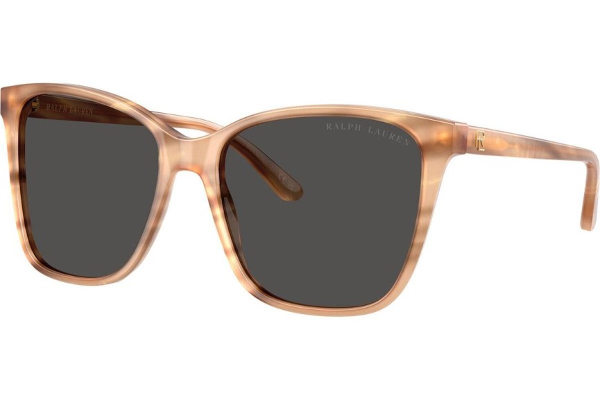 Okulary przeciwsłoneczne Ralph Lauren RL8201 617987 Kwadratowe Brązowe