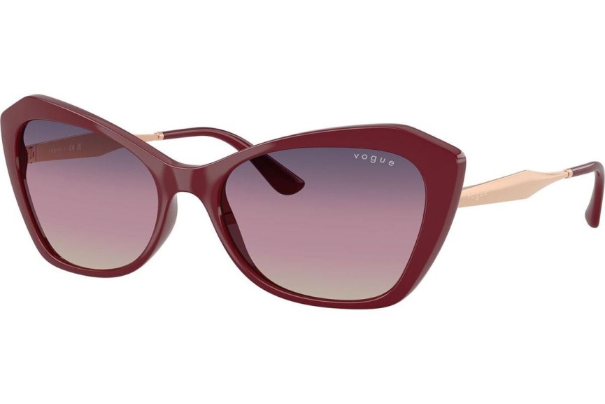 Okulary przeciwsłoneczne Vogue Eyewear VO5626S 2875U6 Kocie oczy Czerwone