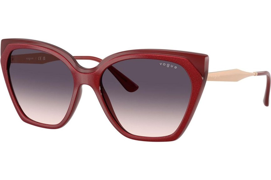 Okulary przeciwsłoneczne Vogue Eyewear VO5521S 322136 Kocie oczy Czerwone