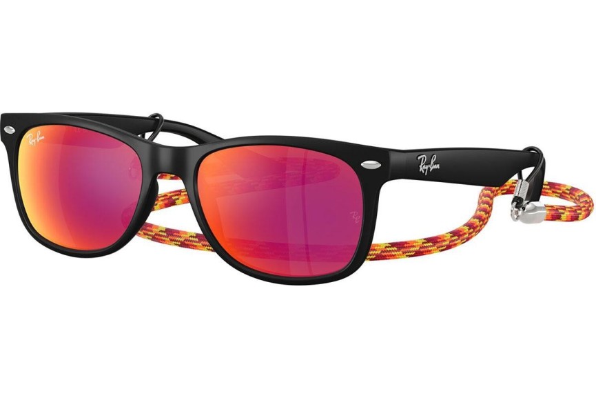 Okulary przeciwsłoneczne Ray-Ban Junior New Wayfarer Junior RJ9052S 70286Q Kwadratowe Czarne
