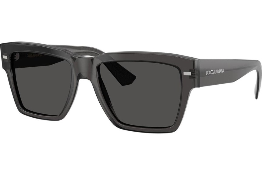 Okulary przeciwsłoneczne Dolce & Gabbana DG4431 316087 Kwadratowe Szare
