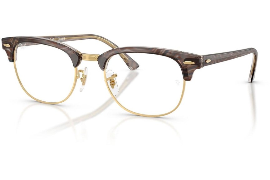 Okulary korekcyjne Ray-Ban Clubmaster RX5154 8291 Browline Szare