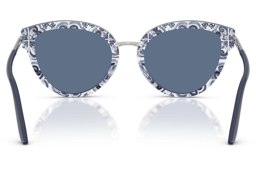 Okulary przeciwsłoneczne Dolce & Gabbana DG4492 341419 Kocie oczy Niebieskie