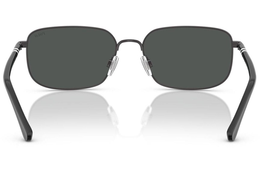 Okulary przeciwsłoneczne Polo Ralph Lauren PH3159 947987 Prostokątne Szare