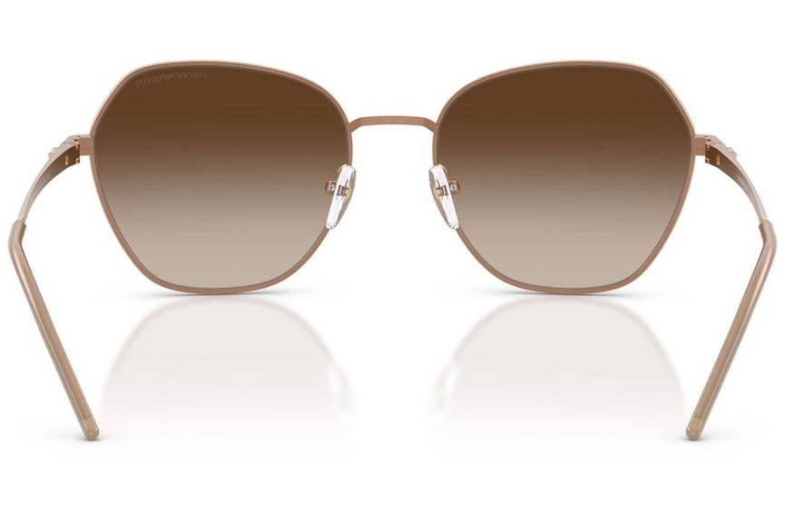 Okulary przeciwsłoneczne Emporio Armani EA2161 340013 Kwadratowe Brązowe