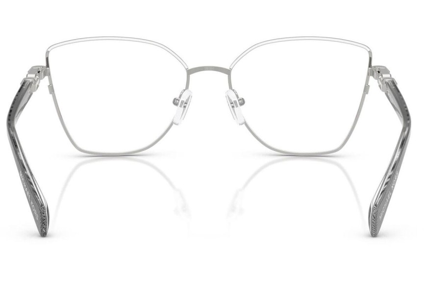 Okulary korekcyjne Michael Kors Nikki Beach MK3090 1903 Kocie oczy Srebrne