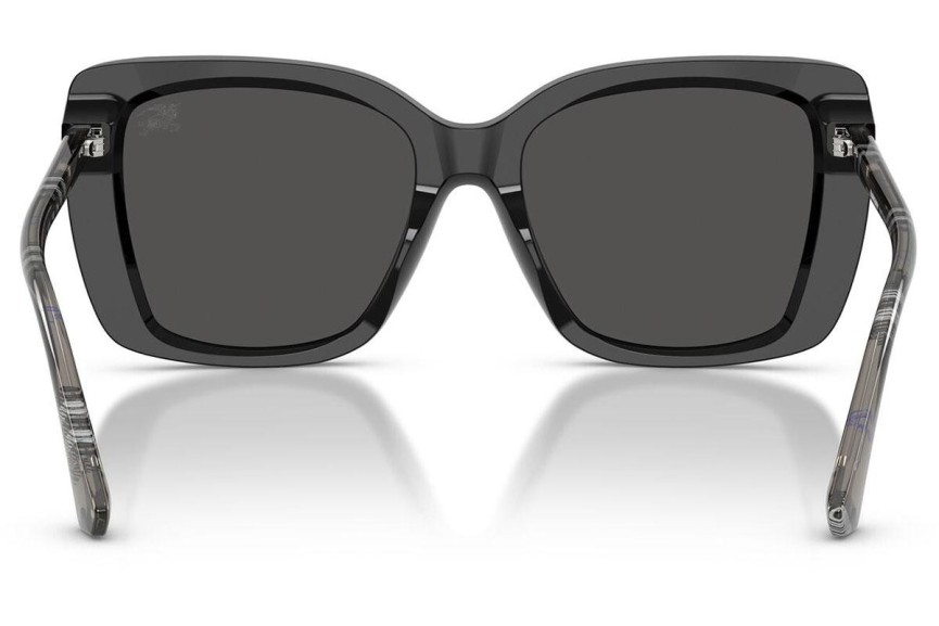 Okulary przeciwsłoneczne Burberry BE4456 416587 Kocie oczy Czarne
