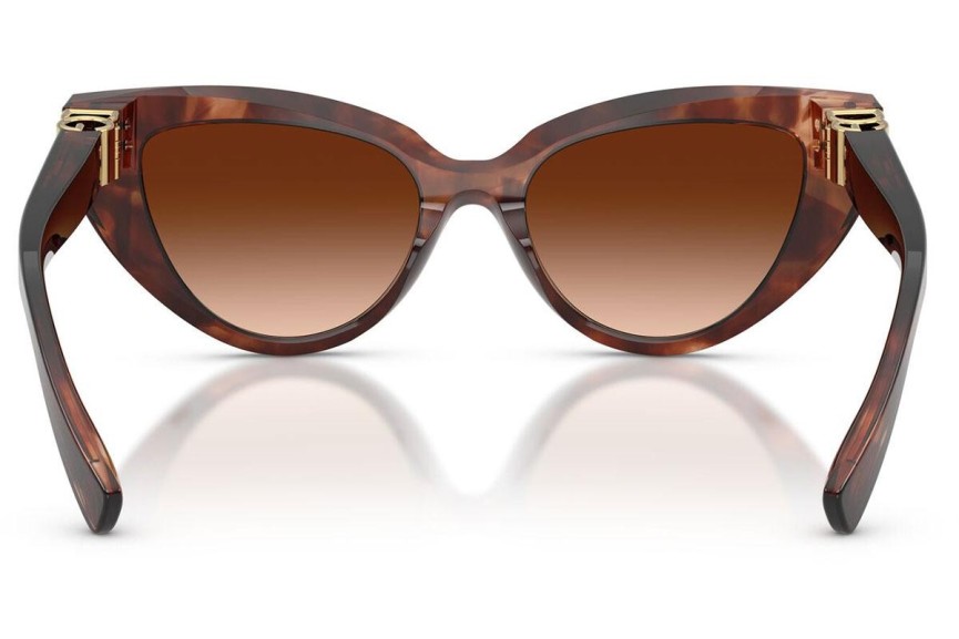 Okulary przeciwsłoneczne Dolce & Gabbana DG4497 322274 Kocie oczy Havana
