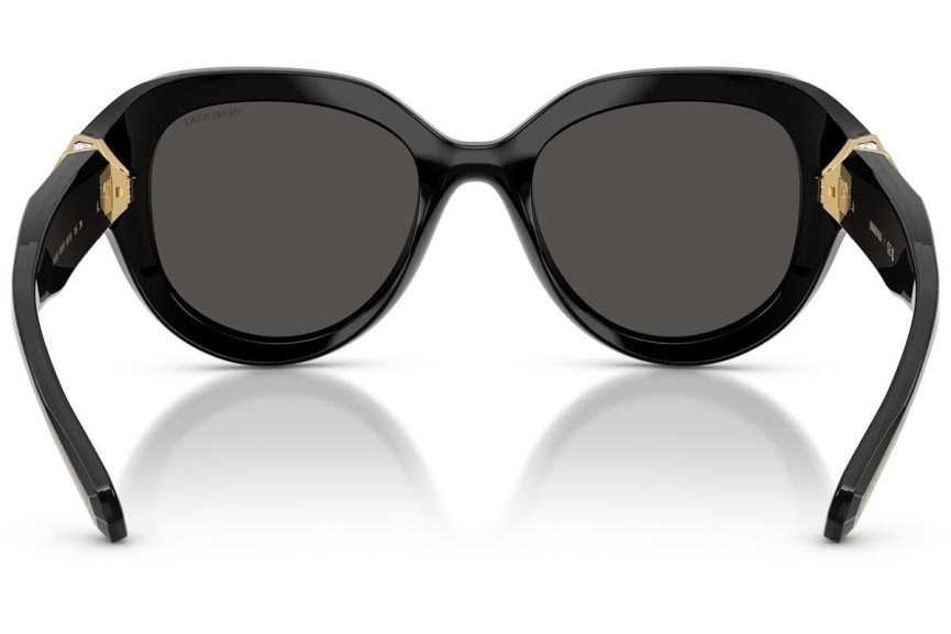 Okulary przeciwsłoneczne Swarovski SK6037 100187 Okrągłe Czarne