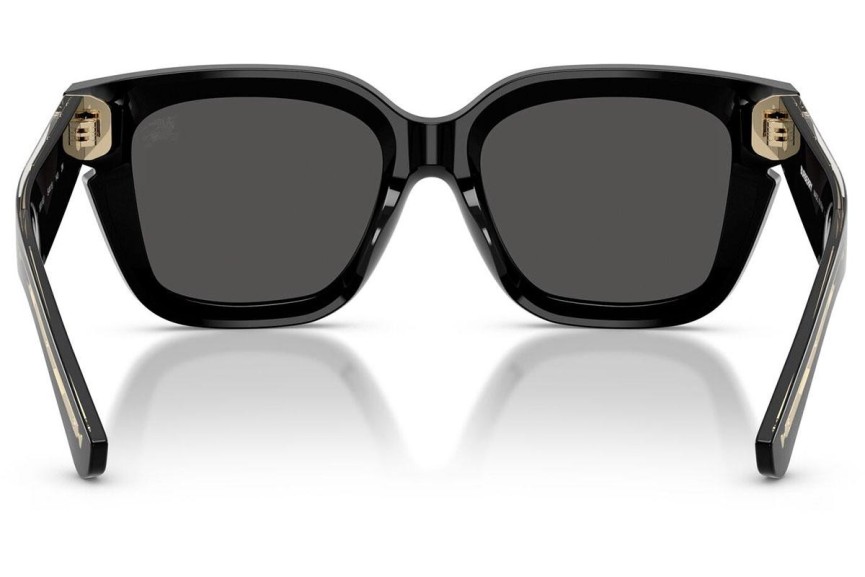 Okulary przeciwsłoneczne Burberry BE4453 300187 Kocie oczy Czarne