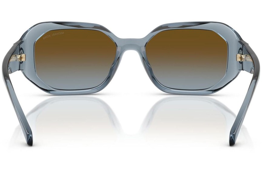 Okulary przeciwsłoneczne Michael Kors Siesta Key MK2240U 401413 Prostokątne Niebieskie