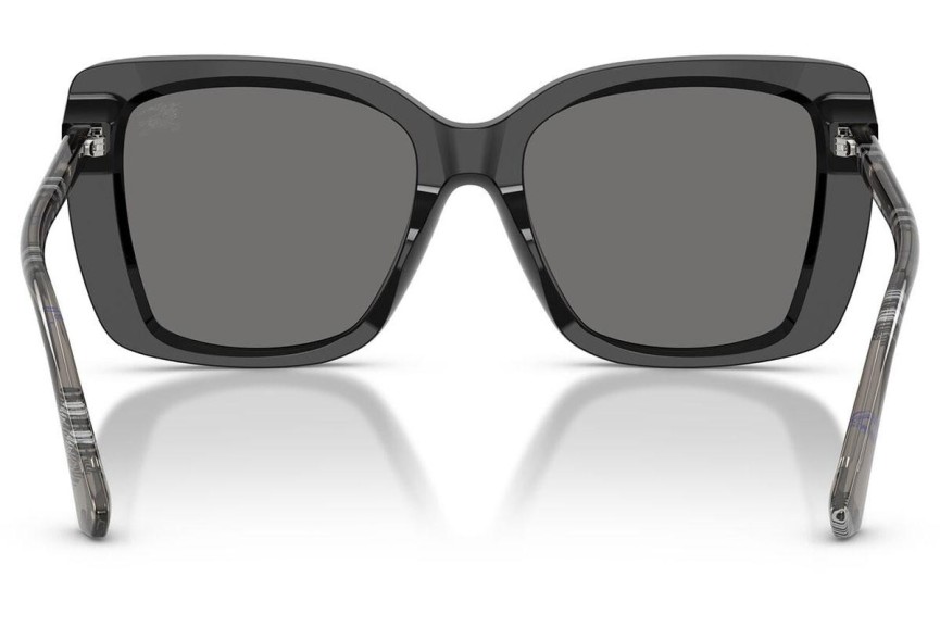 Okulary przeciwsłoneczne Burberry BE4456 416581 Polarized Kocie oczy Czarne